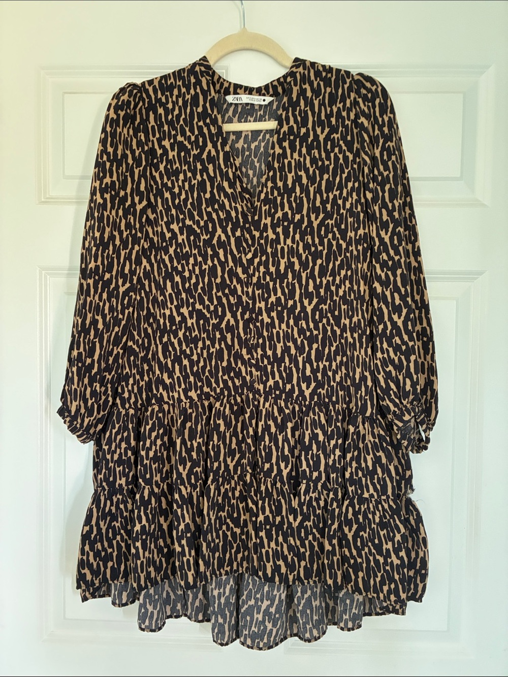 Zara Jacquard Print Dress